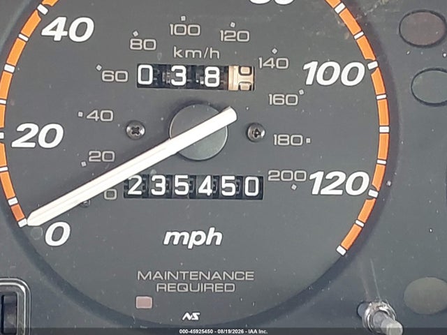 45925450 :رقم المزاد ، JHLRD1869YC038589 vin ، 2000 Honda Cr-v Ex مزاد بيع
