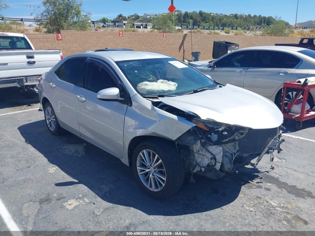45925531 :رقم المزاد ، 5YFBURHE2FP238559 vin ، 2015 Toyota Corolla Le Plus مزاد بيع
