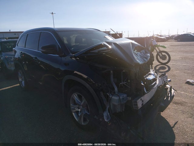 45925594 :رقم المزاد ، 5TDDKRFH9ES024346 vin ، 2014 Toyota Highlander Limited V6 مزاد بيع