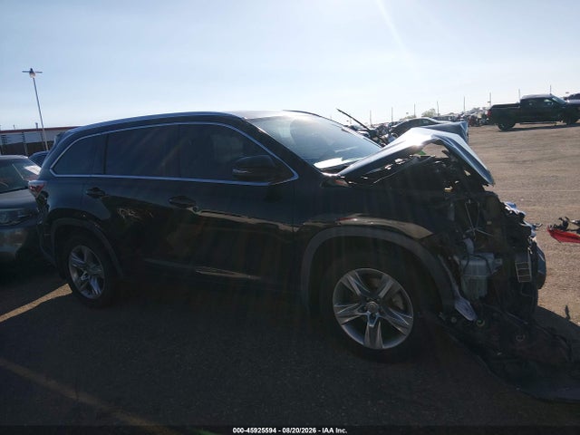45925594 :رقم المزاد ، 5TDDKRFH9ES024346 vin ، 2014 Toyota Highlander Limited V6 مزاد بيع