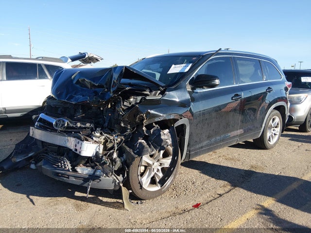 45925594 :رقم المزاد ، 5TDDKRFH9ES024346 vin ، 2014 Toyota Highlander Limited V6 مزاد بيع