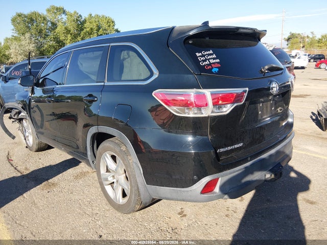 45925594 :رقم المزاد ، 5TDDKRFH9ES024346 vin ، 2014 Toyota Highlander Limited V6 مزاد بيع