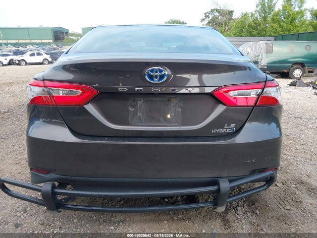 Продажа на аукционе авто 2018 Toyota Camry Hybrid Le, vin: 4T1B31HK3JU500378, номер лота: 45925643