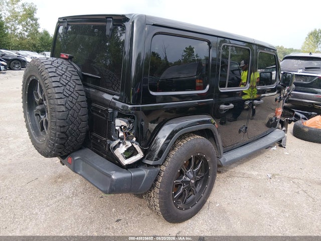 Продажа на аукционе авто 2018 Jeep Wrangler Unlimited Sahara, vin: 1C4HJXEG2JW294644, номер лота: 45925652