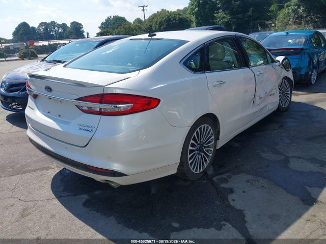 2017 Ford Fusion Hybrid Titanium მანქანა იყიდება აუქციონზე, vin: 3FA6P0RU8HR360002, აუქციონის ნომერი: 45925671