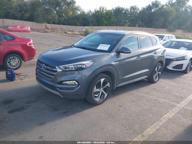 2017 Hyundai Tucson Limited მანქანა იყიდება აუქციონზე, vin: KM8J3CA27HU474105, აუქციონის ნომერი: 45925691