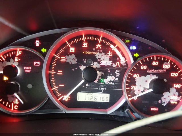 Продаж на аукціоні авто 2011 Subaru Impreza Wrx Sti, vin: JF1GV8J60BL519882, номер лоту: 45925694