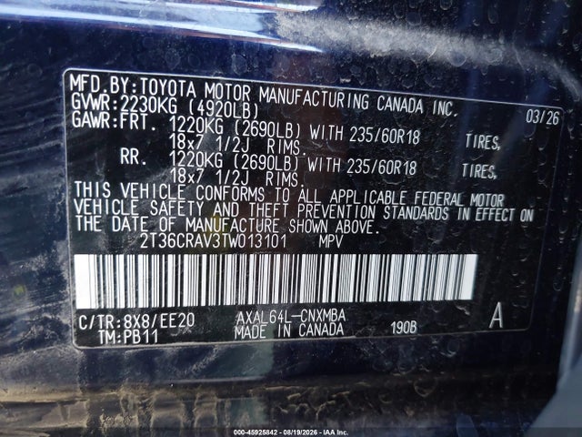 Toyota Rav4 Xle Premium 2026 2T36CRAV3TW013101 Image 9
