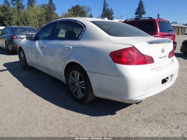 Продаж на аукціоні авто 2011 Infiniti G25, vin: JN1DV6AP4BM604134, номер лоту: 45925927