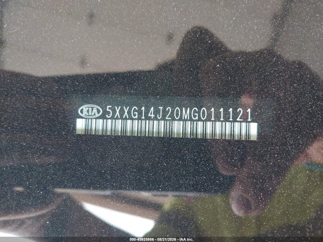 Продажа на аукционе авто 2021 Kia K5 Lxs, vin: 5XXG14J20MG011121, номер лота: 45925986