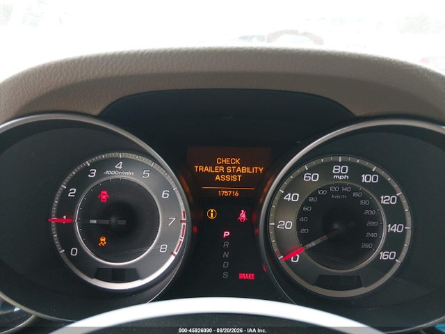 Продаж на аукціоні авто 2012 Acura Mdx Technology Package, vin: 2HNYD2H32CH504481, номер лоту: 45926090
