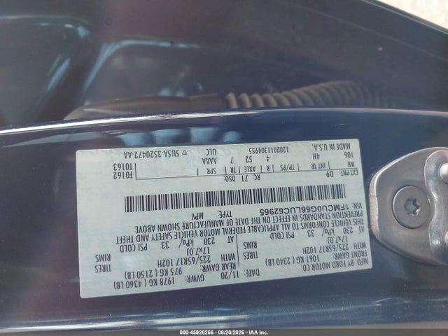 1FMCU0G66LUC62965 Ford ESCAPE SE