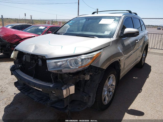 2016 Toyota Highlander Limited V6 მანქანა იყიდება აუქციონზე, vin: 5TDYKRFH4GS131874, აუქციონის ნომერი: 45926280