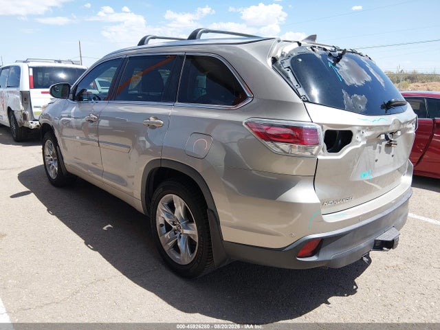 2016 Toyota Highlander Limited V6 მანქანა იყიდება აუქციონზე, vin: 5TDYKRFH4GS131874, აუქციონის ნომერი: 45926280