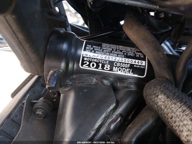 Honda Cb500 F 2018 MLHPC4512J5500449 Image 10