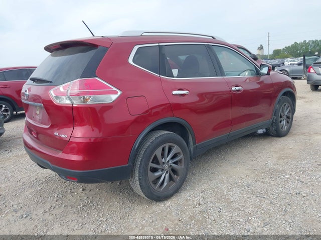 Продажа на аукционе авто 2016 Nissan Rogue Sl, vin: JN8AT2MV4GW154767, номер лота: 45926315