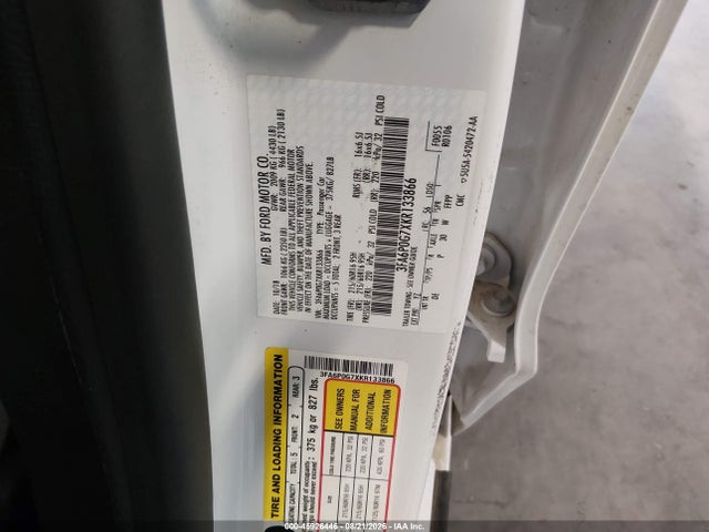 Aukcja sprzedaży 2019 Ford Fusion S, vin: 3FA6P0G7XKR133866, numer aukcji: 45926446