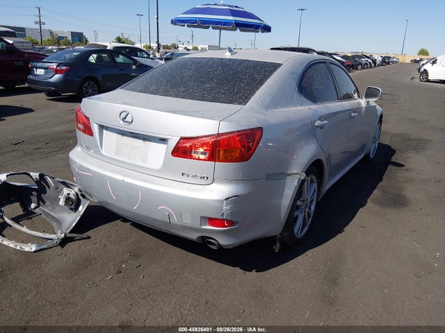 Продаж на аукціоні авто 2007 Lexus Is 250, vin: JTHBK262875030124, номер лоту: 45926481