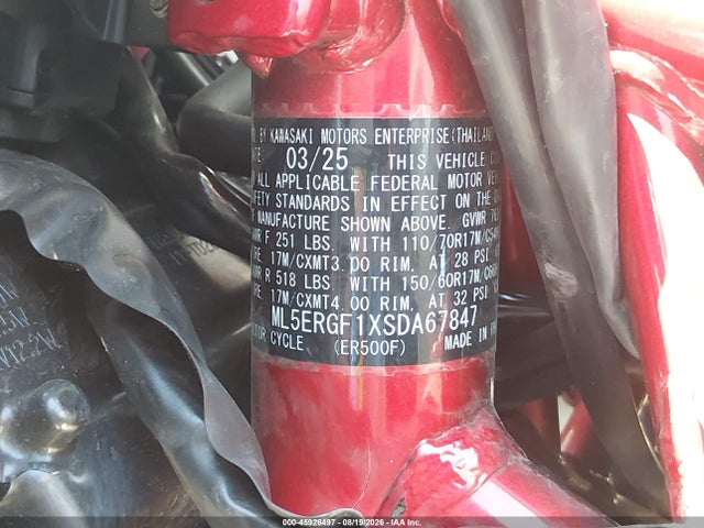 Kawasaki Er500 2025 ML5ERGF1XSDA67847 Image 10
