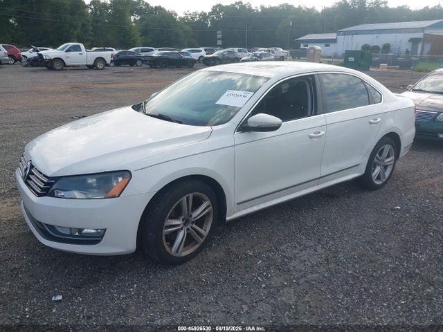 2012 Volkswagen Passat 2.0l Tdi Se მანქანა იყიდება აუქციონზე, vin: 1VWBN7A31CC101799, აუქციონის ნომერი: 45926530
