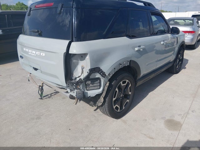 Aukcja sprzedaży 2022 Ford Bronco Sport Outer Banks, vin: 3FMCR9C61NRE01079, numer aukcji: 45926584