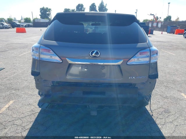 Auction sale of the 2012 Lexus Rx 450h, vin: JTJZB1BA1C2407716, lot number: 45926600