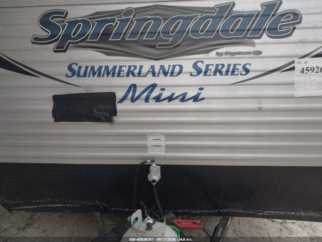 Aukcja sprzedaży 2017 Keystone Summerland Mini Travel Trailer, vin: 4YDT1851XH3151087, numer aukcji: 45926791