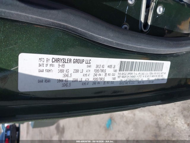 Aukcja sprzedaży 2009 Jeep Patriot Sport, vin: 1J4FT28B29D250682, numer aukcji: 45926799