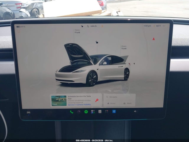 45926806 :رقم المزاد ، 5YJ3E1EA8RF787915 vin ، 2024 Tesla Model 3 Long Range Dual Motor All-wheel Drive/rear-wheel Drive مزاد بيع