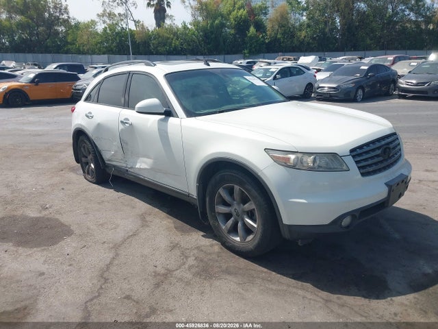 45926836 :رقم المزاد ، JNRAS08W05X211348 vin ، 2005 Infiniti Fx35 مزاد بيع