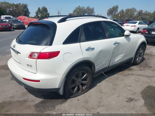 45926836 :رقم المزاد ، JNRAS08W05X211348 vin ، 2005 Infiniti Fx35 مزاد بيع