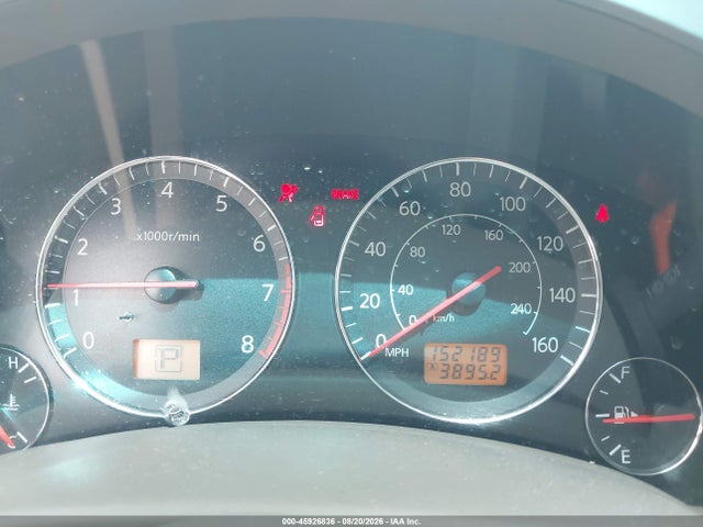 45926836 :رقم المزاد ، JNRAS08W05X211348 vin ، 2005 Infiniti Fx35 مزاد بيع