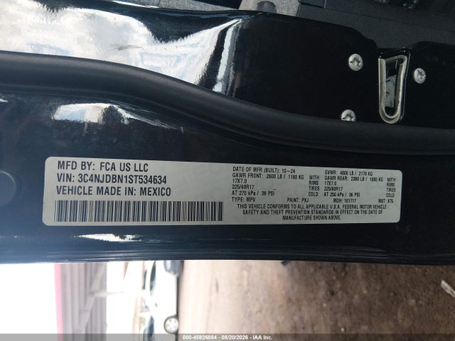 3C4NJDBN1ST534634 Jeep Compass Latitude 4x4