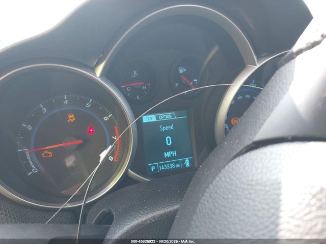 45926922 :رقم المزاد ، 1G1PC5SB3E7472427 vin ، 2014 Chevrolet Cruze 1lt Auto مزاد بيع
