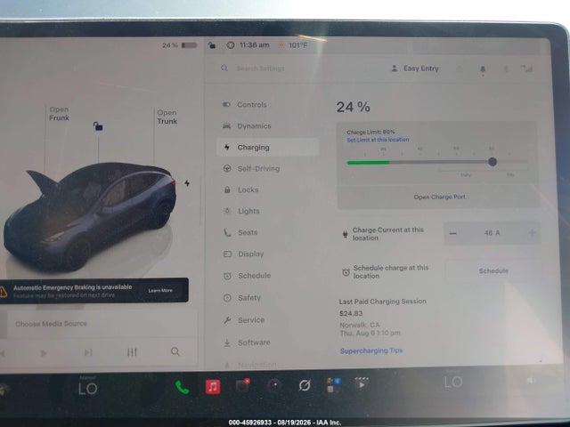 Продаж на аукціоні авто 2023 Tesla Model Y Performance Dual Motor All-wheel Drive, vin: 7SAYGDEF0PF859669, номер лоту: 45926933