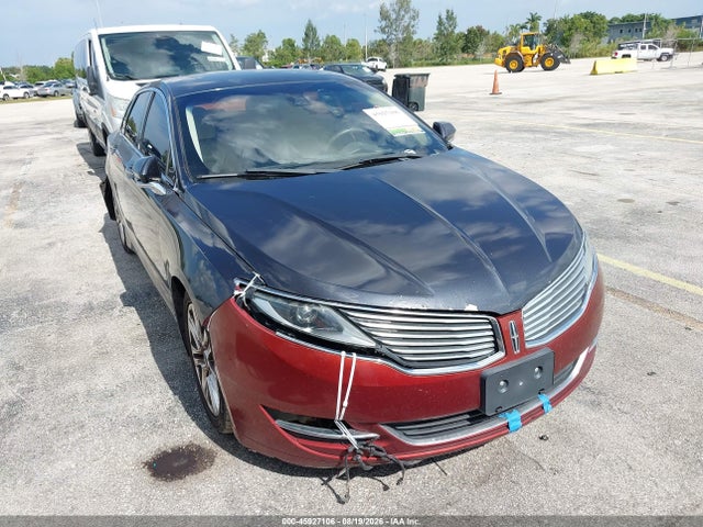 Продажа на аукционе авто 2014 Lincoln Mkz, vin: 3LN6L2GK0ER812695, номер лота: 45927106