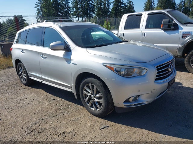 2014 Infiniti Qx60 Hybrid მანქანა იყიდება აუქციონზე, vin: 5N1CL0MM6EC519315, აუქციონის ნომერი: 45927134