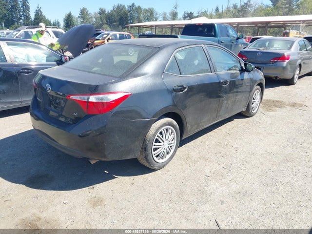 2T1BURHE4FC364163 Toyota COROLLA LE