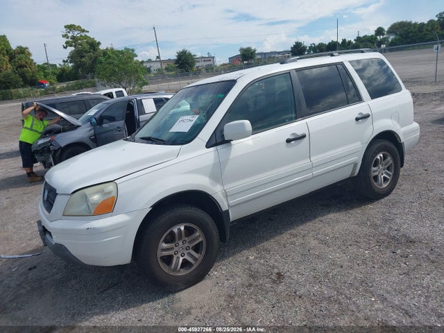 45927266 :رقم المزاد ، 2HKYF18564H603535 vin ، 2004 Honda Pilot Ex-l مزاد بيع