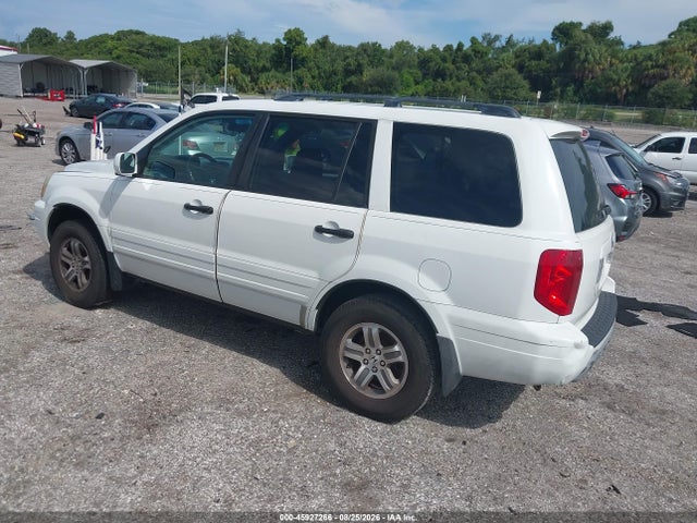 45927266 :رقم المزاد ، 2HKYF18564H603535 vin ، 2004 Honda Pilot Ex-l مزاد بيع