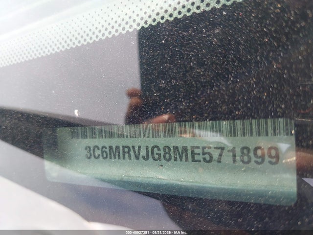 Продажа на аукционе авто 2021 Ram Promaster 3500 Cargo Van High Roof 159 Wb Ext, vin: 3C6MRVJG8ME571899, номер лота: 45927391
