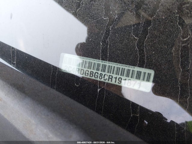 45927420 :رقم المزاد ، 2C4RDGBG8CR191871 vin ، 2012 Dodge Grand Caravan Se/avp مزاد بيع