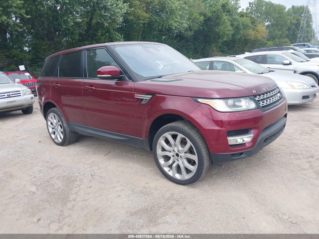 2016 Land Rover Range Rover Sport 3.0l V6 Turbocharged Diesel Hse Td6 მანქანა იყიდება აუქციონზე, vin: SALWR2KF1GA635190, აუქციონის ნომერი: 45927550