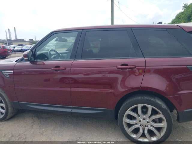 2016 Land Rover Range Rover Sport 3.0l V6 Turbocharged Diesel Hse Td6 მანქანა იყიდება აუქციონზე, vin: SALWR2KF1GA635190, აუქციონის ნომერი: 45927550