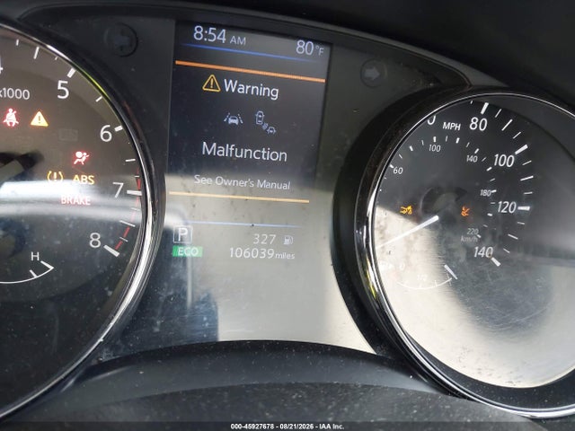 2020 Nissan Rogue Sv Intelligent Awd მანქანა იყიდება აუქციონზე, vin: JN8AT2MV1LW101762, აუქციონის ნომერი: 45927678