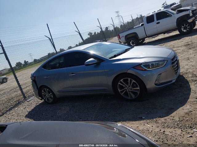 2017 Hyundai Elantra Limited მანქანა იყიდება აუქციონზე, vin: 5NPD84LF6HH084096, აუქციონის ნომერი: 45927749