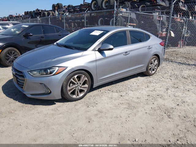 2017 Hyundai Elantra Limited მანქანა იყიდება აუქციონზე, vin: 5NPD84LF6HH084096, აუქციონის ნომერი: 45927749
