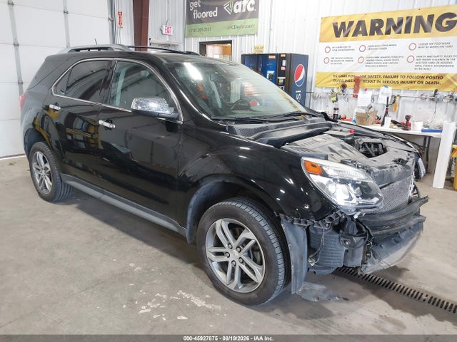 2016 Chevrolet Equinox Ltz მანქანა იყიდება აუქციონზე, vin: 2GNFLGE32G6275407, აუქციონის ნომერი: 45927875