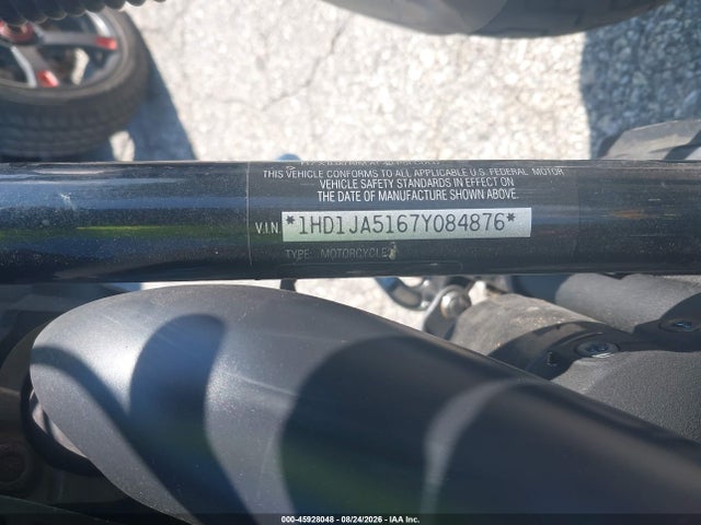 45928048 :رقم المزاد ، 1HD1JA5167Y084876 vin ، 2007 Harley-davidson Fxstb مزاد بيع