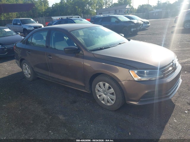 2015 Volkswagen Jetta S მანქანა იყიდება აუქციონზე, vin: 3VW2K7AJ9FM272021, აუქციონის ნომერი: 45928096